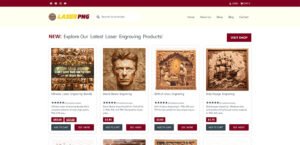 LaserPNG – Custom Web Store for Laser Engraving Files