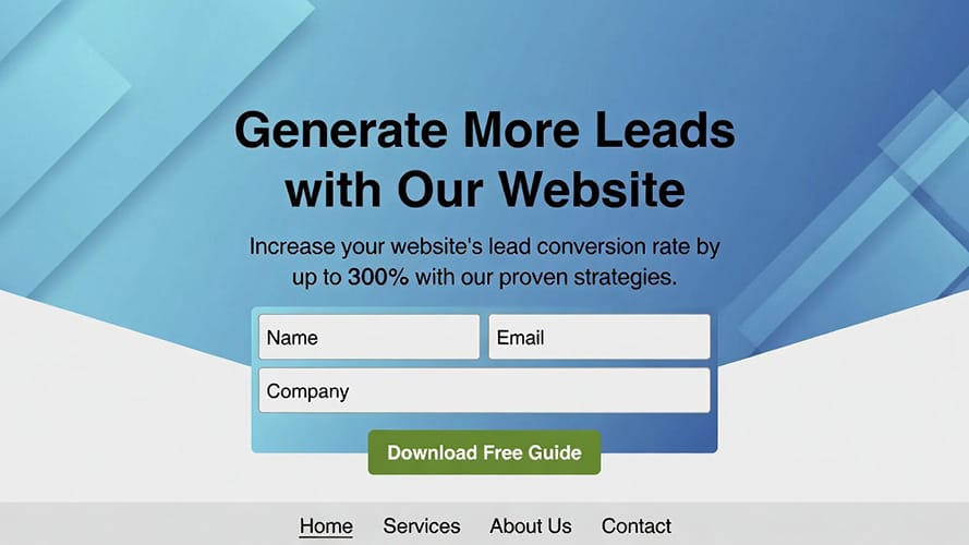 Website redesign & Improved Lead generation