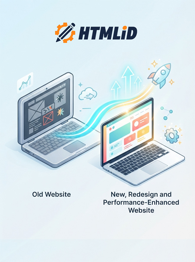 Website Redesign Service by Html Id